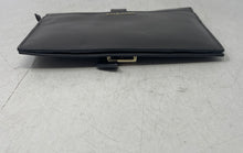 Load image into Gallery viewer, Cole Haan Womens Gray Leather Foldable Lined Large Clutch Bag With Coin Wallet
