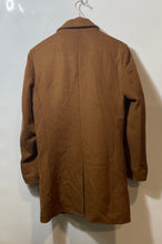 Load image into Gallery viewer, Mens Brown Pockets Long Sleeve Notch Collar Overcoat Size Small

