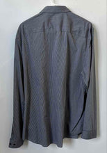 Load image into Gallery viewer, Calvin Klein Mens Black Printed Collared Long Sleeve Button-Up Shirt Size XL
