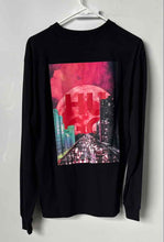 Load image into Gallery viewer, Hugo Boss Mens Black Printed Long Sleeve Crew Neck Pullover Sweatshirt Size XS
