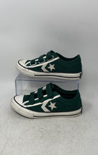 Load image into Gallery viewer, Converse Kids All Star Player 76 Easy-On Luxe Green White Sneaker Shoes Size 2.5
