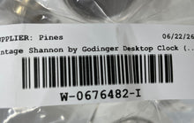 Load image into Gallery viewer, Vintage Shannon By Godinger Pyramid Shape Quartz Desktop Clock Not Tested
