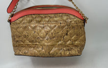 Load image into Gallery viewer, Anne Klein Womens Multicolor Quilted Leather Inner Pockets Zipper Crossbody Bag
