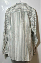 Load image into Gallery viewer, Calvin Klein Mens Multicolor Striped Cotton Modern Fit Button-Up Shirt Size L
