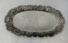 Load image into Gallery viewer, Vintage Lot Of 3 Silver-Tone And White Enamel Sugar Bowl Creamer w/ Serving Tray
