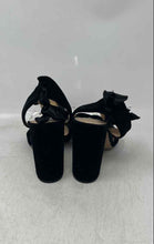 Load image into Gallery viewer, Steve Madden Womens Clary-V Black Buckle Block Ankle Strap Heels Size 7.5M

