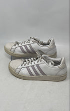 Load image into Gallery viewer, Adidas Womens Grand Court EE7465 White Leather Lace-Up Sneaker Shoes Size 7.5
