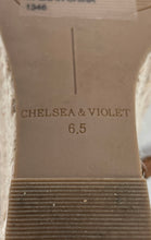 Load image into Gallery viewer, Chelsea &amp; Violet Womens Mariah Beige Brown Wedge Platform Sandals Size 6.5
