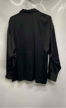 Load image into Gallery viewer, Express Womens Black Long Sleeve Boyfriend Portofino Button-Up Shirt Size M
