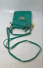 Load image into Gallery viewer, JCH Collection Los Angeles Womens Mint Teal Multi-Zipper Crossbody Bag With Tags
