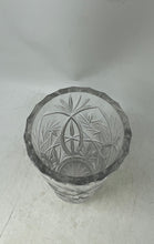 Load image into Gallery viewer, Clear Engraved Crystal Cut Handmade Home Decorative Collectible Flower Vase
