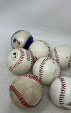 Load image into Gallery viewer, Lot Of 9 Pcs Assorted Mixed Variety White Official League Baseball Balls
