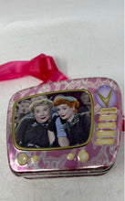 Load image into Gallery viewer, Vintage I Love Lucy Tin Lucille Ball Vandor TV Lunch Box With Strap Collectible

