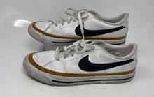 Load image into Gallery viewer, Nike Boys Court Legacy DA5380-102 White Black Brown Sneaker Shoes Size 5Y

