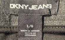 Load image into Gallery viewer, DKNY JEANS Womens Dark Gray Button Front Belt Loops Trousers Pants Size L/G
