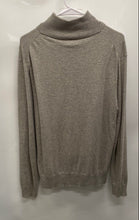 Load image into Gallery viewer, J. Crew Mens Gray Harbor Cotton Long Sleeve 1/4-Zip Pullover Sweater Size Medium
