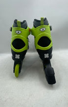 Load image into Gallery viewer, Bladerunner By Rollerblade Boys Phoenix Black Green Inline Skates Size 5-8
