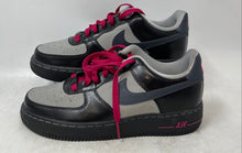 Load image into Gallery viewer, Nike Kids Air Force 1 314219-004 Black Gray Lace-Up Sneaker Shoes Size 6Y
