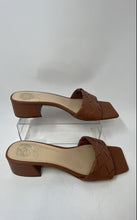 Load image into Gallery viewer, Vince Camuto Womens Semtera Brown Leather Slip-On Slide Sandals Size 8.5 M
