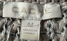 Load image into Gallery viewer, Cache Womens Gray Chunky-Knit Cowl Neck Pullover Sweater Size Medium With Tag
