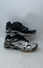 Load image into Gallery viewer, Mizuno Womens Wave Lightning RX3 430168.7390 Black Gray Volleyball Shoes Size 10
