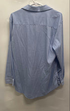 Load image into Gallery viewer, Alfani Mens Blue Long Sleeve Collared Athletic Fit Button Front Dress Shirt Sz M
