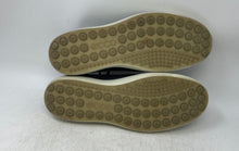 Load image into Gallery viewer, Ecco Mens Black Leather Low Top Round Toe Lace-Up Sneaker Shoes Size 10
