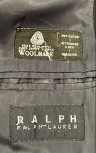 Load image into Gallery viewer, Ralph Lauren Mens Blue Wool Single-Breasted One-Button Blazer No Size
