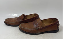 Load image into Gallery viewer, Tommy Bahama Mens Finlay 0213-2640 Brown Leather Slip-On Penny Loafers Size 8 M
