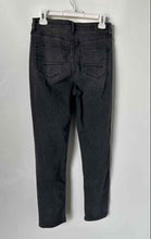 Load image into Gallery viewer, American Eagle Outfitters Womens Black Denim Dark Wash Skinny Jeans Size 4
