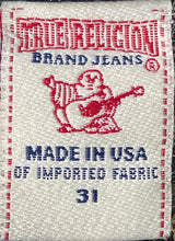 Load image into Gallery viewer, True Religion Womens Blue Denim Dark Wash Stretch Bootcut Leg Jeans Size 31
