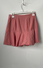 Load image into Gallery viewer, Zara Womens Pink Flared Ruffle Hem Side Button Mini Skirt Size Small
