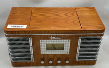 Load image into Gallery viewer, Emerson NR53 Brown Silver Old Style Portable Radio CD Music System Not Tested
