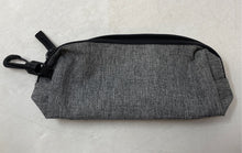 Load image into Gallery viewer, Jordan Kids Gray White Zipper Mini Travel School Pencil Pouch Case
