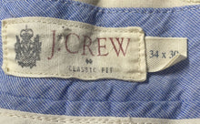 Load image into Gallery viewer, J Crew Mens Beige Cotton Flat Front Pockets Classic Fit Chino Pants Size 34x30
