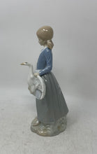 Load image into Gallery viewer, Girl With Goose Glazed Porcelain Collectible Decorative Figurine Made In Spain

