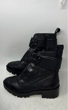 Load image into Gallery viewer, Karl Lagerfeld Womens Pippa Black Leather Side Zip Combat Boots Size 8M
