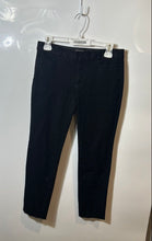 Load image into Gallery viewer, Banana Republic Womens Black Sloan Flat Front Straight Leg Ankle Pants Size 4
