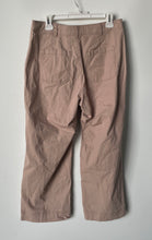 Load image into Gallery viewer, Old Navy Womens Beige High-Rise Regular Fit Wide-Leg Trouser Pants Size 10
