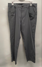 Load image into Gallery viewer, Lululemon Mens Gray Flat Front Straight Leg Trouser Pants Size 33

