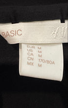 Load image into Gallery viewer, H&amp;M Womens Black Regular-Fit Short Straight &amp; Pencil Skirt Size Medium
