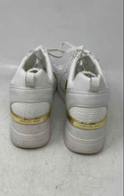 Load image into Gallery viewer, Michael Kors Womens White Leather Lace-Up Mid Top Sneaker Shoes Size 10M
