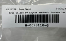 Load image into Gallery viewer, True Colors By Rhythm Tech Black Handheld Tambourine With Metal Jingles
