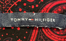Load image into Gallery viewer, Tommy Hilfiger Womens Red Black Paisley Puff Sleeve Back-Zip A-Line Dress Size L
