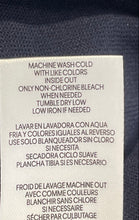Load image into Gallery viewer, Calvin Klein Womens Blue White Short Sleeve Crew Neck Pullover T-Shirt Size L
