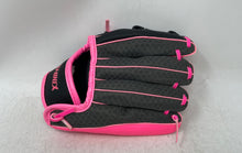 Load image into Gallery viewer, Phinix Unisex Kids Pink Black Leather 8.5 Inch Professional Baseball Glove
