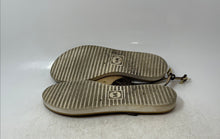 Load image into Gallery viewer, Michael Kors Womens Val Brown Signature Print Open Toe Thong Sandals Size 10
