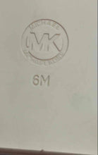 Load image into Gallery viewer, Michael Kors Womens Brown Leather Toe Ring Slip-On Flat Slide Sandals Size 6M
