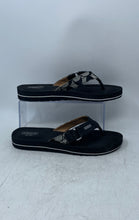 Load image into Gallery viewer, Coach Womens Jolene Black Slip-On Open Toe Flip-Flop Sandals Size 9.5 B
