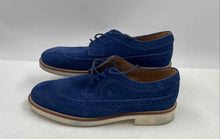 Load image into Gallery viewer, Authentic Tod's Mens Blue Round Toe Lace-Up Wingtip Oxford Dress Shoes Size 7
